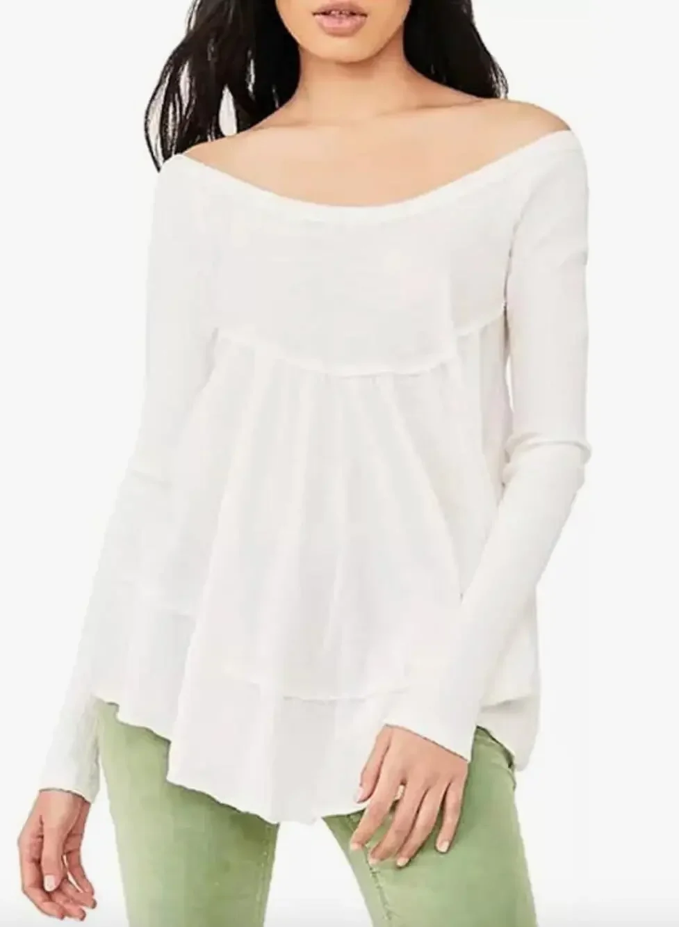 NWT Free People It's Always You long sleeve shirt size extra small XS